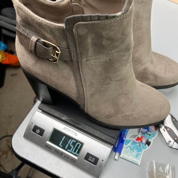 Booties Grey Women's Size 9.5 - Picture 9 of 9